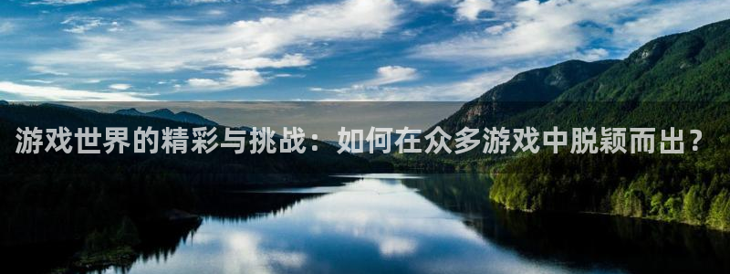 蓝冠娱乐登陆地址：游戏世界的精彩与挑战：如何在众多游戏中脱颖